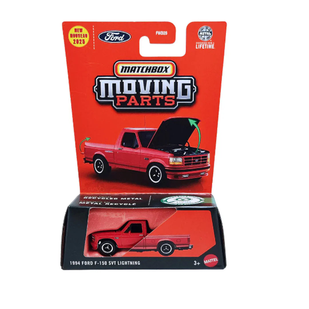 Matchbox Scale 1 : 64 Moving Parts 2025 Vehicles Exclusive Collection - 1994 Ford F-150 SVT Lightning
