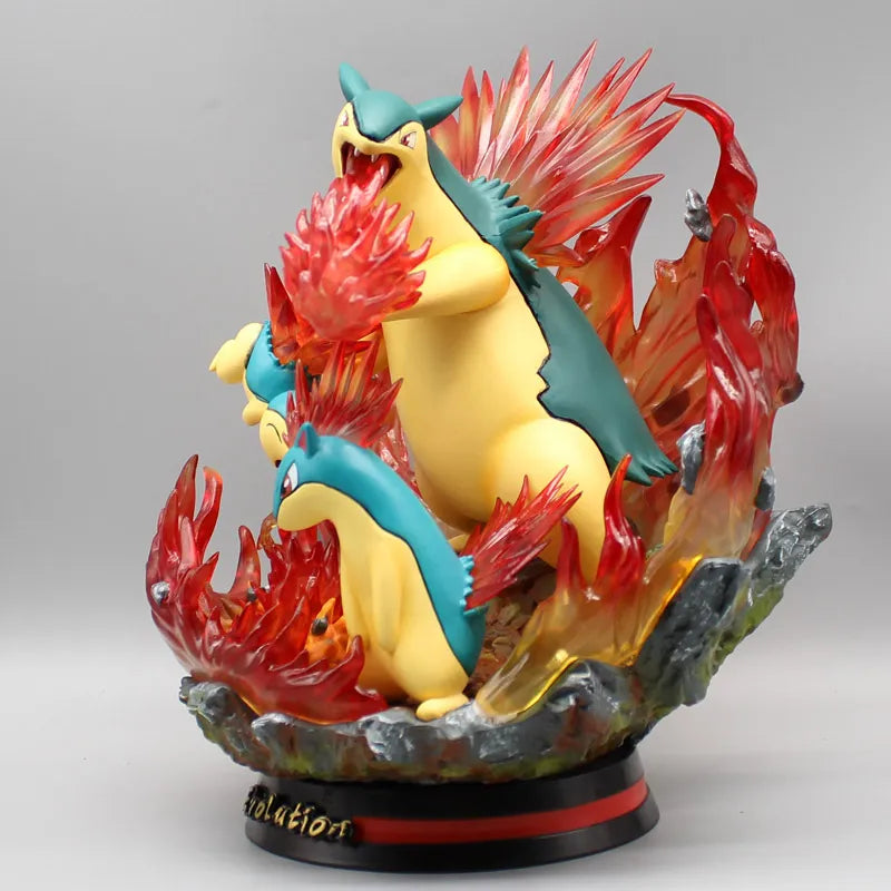 Pokemon Typhlosion Collectable Figure With Lights - 30 cm (No Cod Allowed On This Product) - Prepaid Orders Only