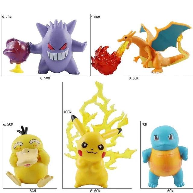 Pokemon Figures Set Of - 5 - ThePeppyStore