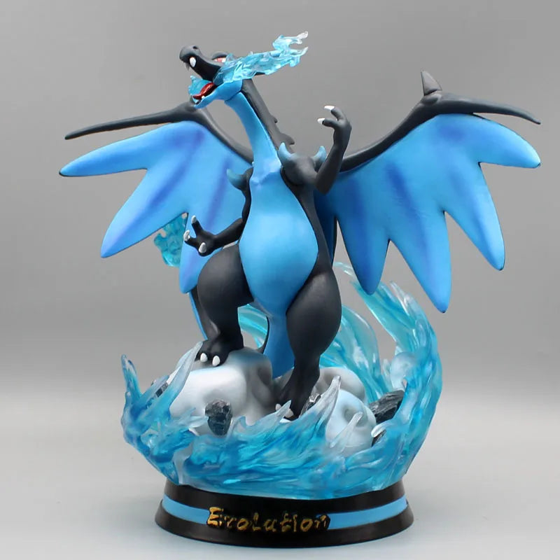 Pokemon Mega Charizard X Collectable Figure With Lights - 24 cm (No Cod Allowed On This Product) - Prepaid Orders Only