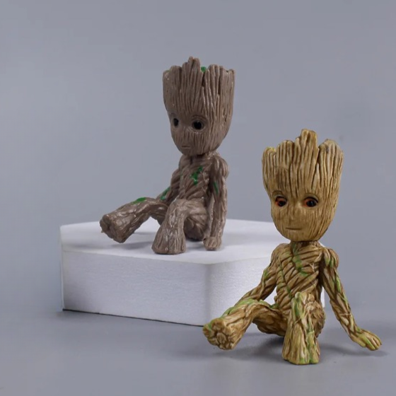 Groot Self-Sitting Figures / Desk Miniatures (Select From Drop Down)