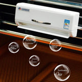 Solar Car Air Freshener Mini Air Conditioner (Fragrance Provided)