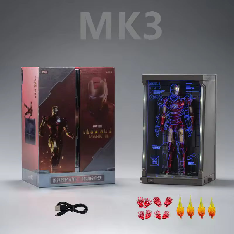 Marvel Avengers : Iron Man Hall of Armor Mark MK03 Figure by ZD Toys (Size-7 Inch)