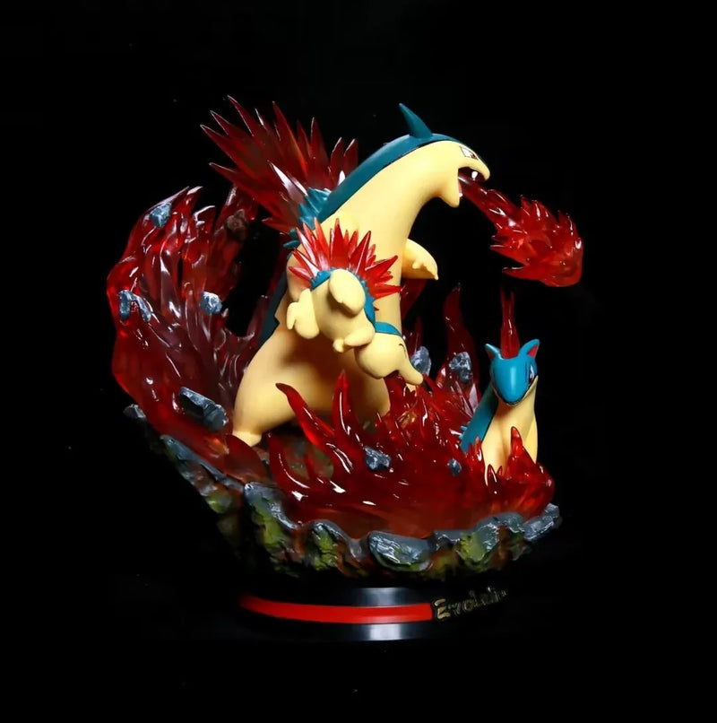 Pokemon Typhlosion Collectable Figure With Lights - 30 cm (No Cod Allowed On This Product) - Prepaid Orders Only