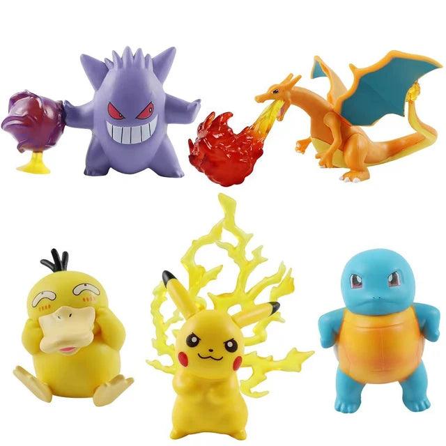 Pokemon Figures Set Of - 5 - ThePeppyStore