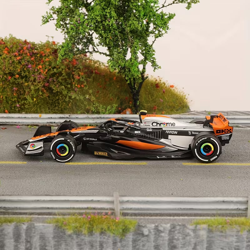 Scale 1 : 43 Official Licensed CCA Cool-Chic Auto Diecast Metal Model Car - 2023 British Grand Prix Mclaren F1 MCL60 4 Lando Norris