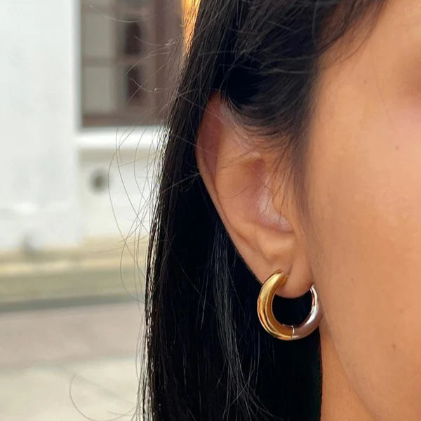 Dual Tone Hoops