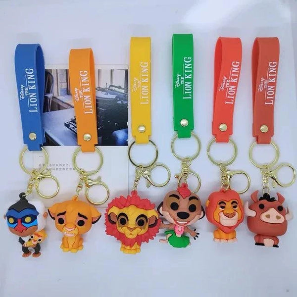 Lion King Keychains With Bagcharm And Strap (Select From Drop Down)