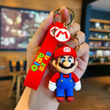 Quirky Super Mario Keychain With Bagcharm and Strap (Set of 2)