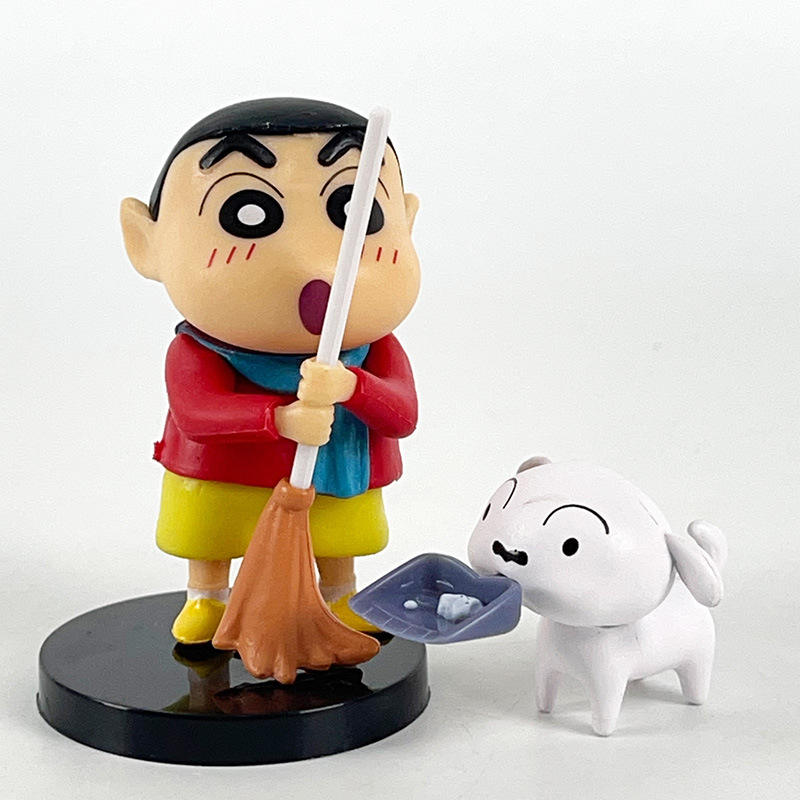 Shinchan Mini Figure Set – Set of 6 Funny Collectible Toys