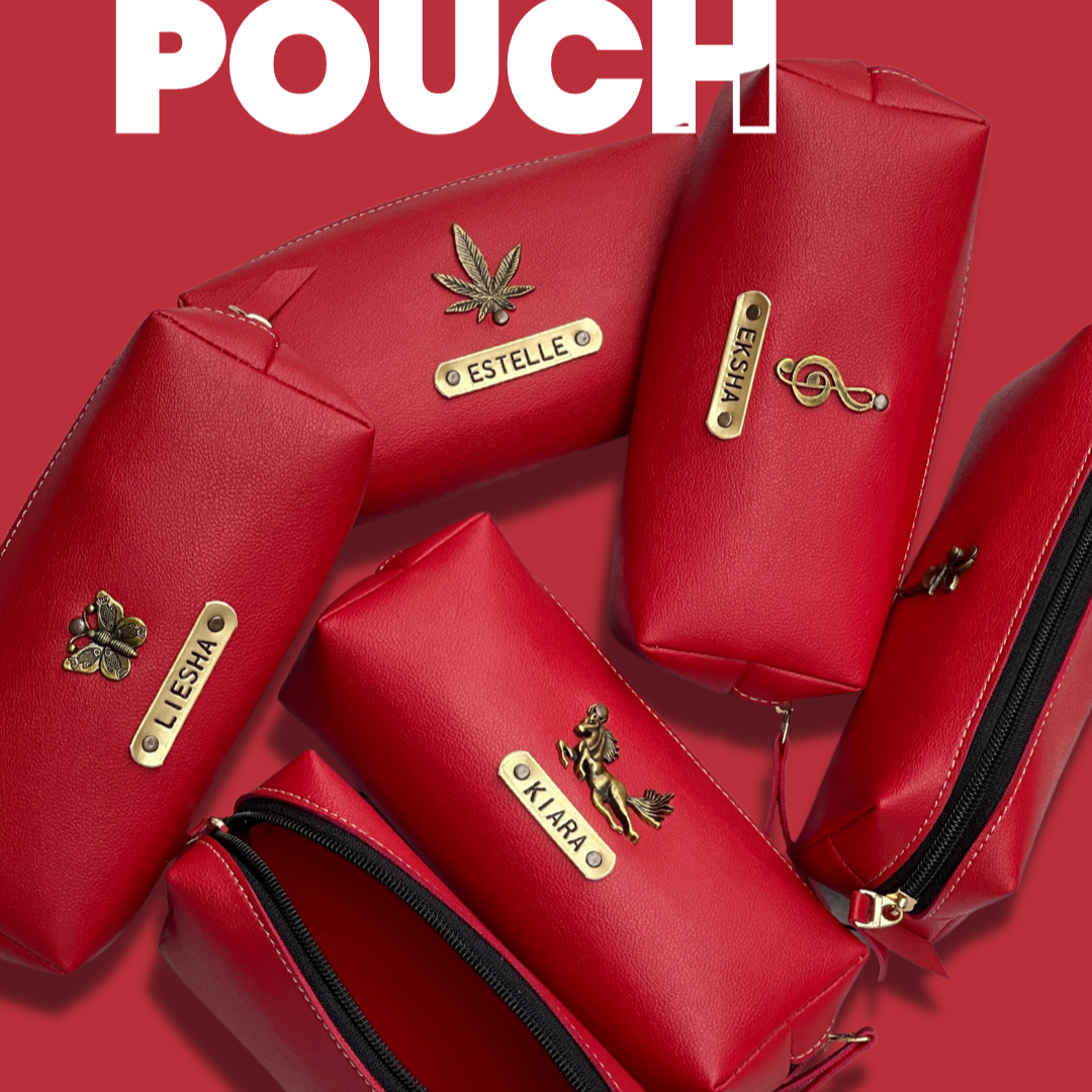 Personalised Small Pouches ( No Cod Allowed on this product ) - Prepaid Orders Only
