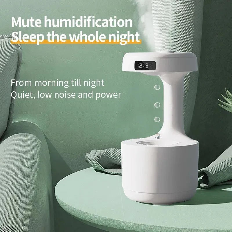 Smooth Sailing Antigravity Humidifier Light Water Drop Fountain Light LED Night Lamp - ThePeppyStore