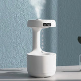 Smooth Sailing Antigravity Humidifier Light Water Drop Fountain Light LED Night Lamp - ThePeppyStore