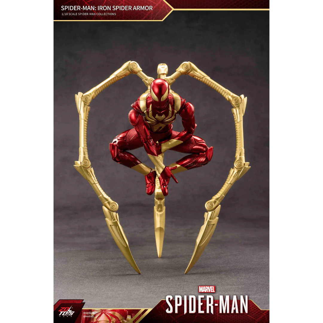 Spider-Man : Iron Spiderman Armor Action Figure By Zd Toys