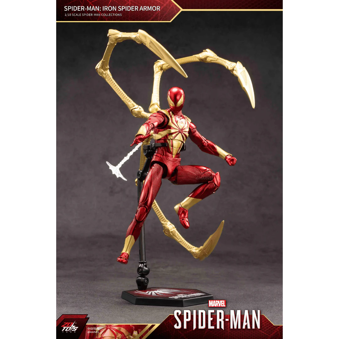 Spider-Man : Iron Spiderman Armor Action Figure By Zd Toys
