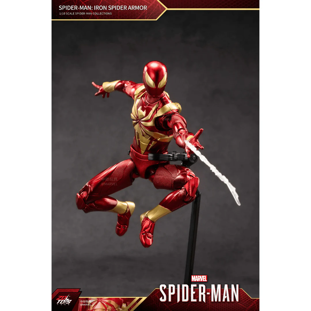 Spider-Man : Iron Spiderman Armor Action Figure By Zd Toys