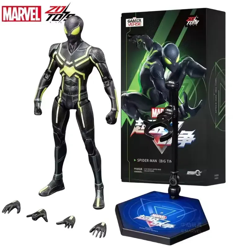 Spider-Man (Stleath Suit) Super Games Series Action Figure By Zd Toys