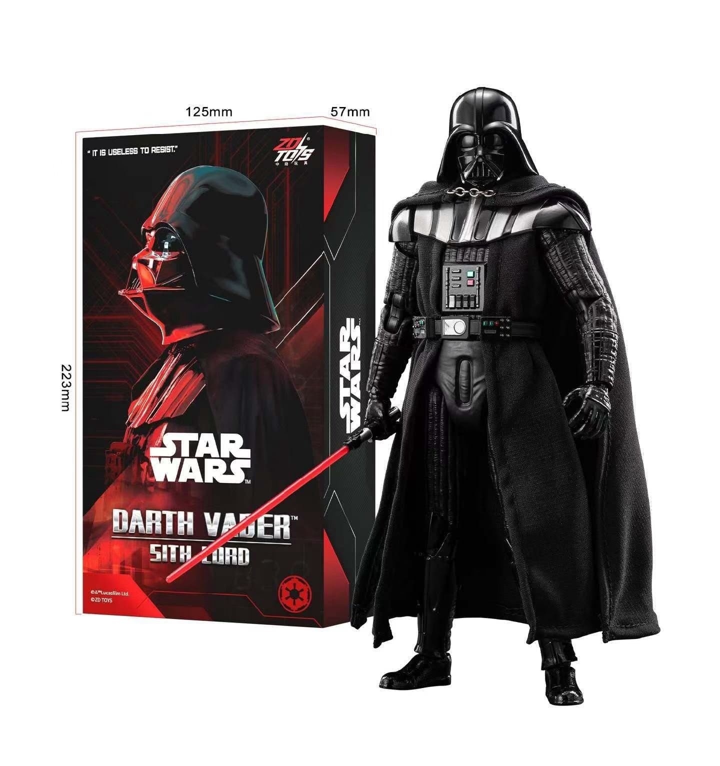 Starwars Darth Vader Action Figure By Zd Toys