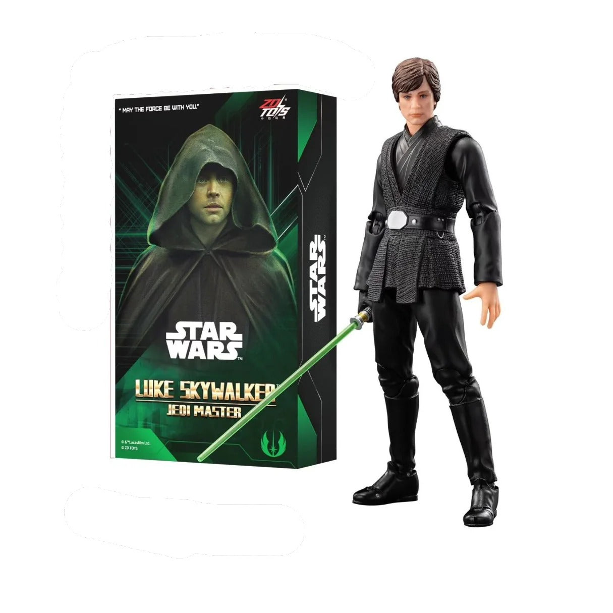 Starwars Luke Skywalker Action Figure By Zd Toys