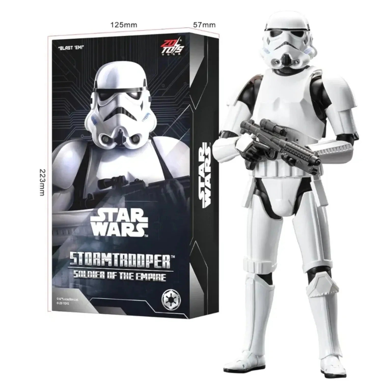 Starwars Stormtrooper Action Figure By Zd Toys