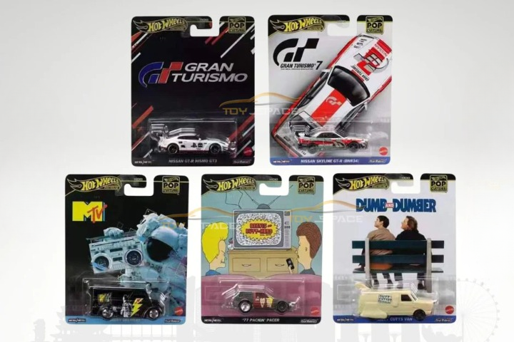 Hot Wheels Premium Pop Culture Vehicles Exclusive Collection - Select From Drop Down Menu - No Cod Allowed On this Product - Prepaid Orders Only.