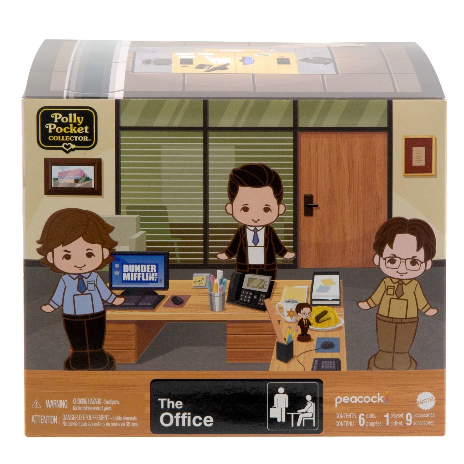 The Office Dunder Mifflin World’s Best Boss Mini Mug Playset with 6 Character Figures3