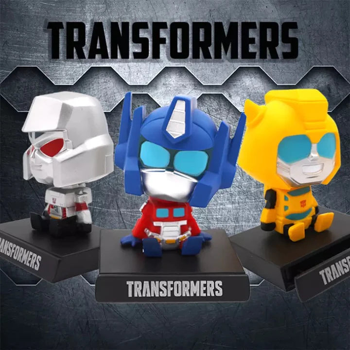 Transformers Bobblehead With Phonestand - Optimus Prime / Bumblebee (Select From Drop Down Menu)