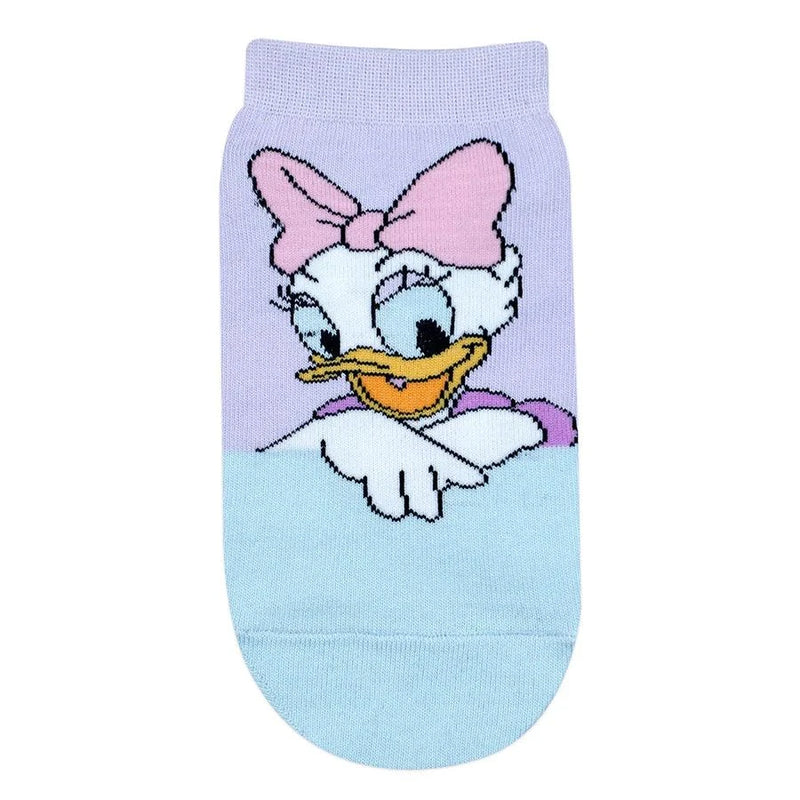 Character Women Crew Socks 4 Pairs Mickey Minnie Donald Daisy