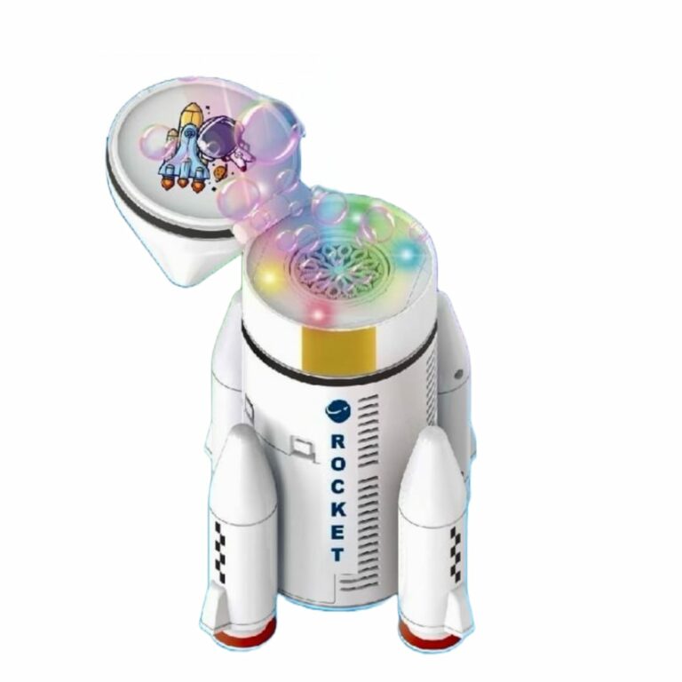 Aerospace Theme Rocket Bubble Machine