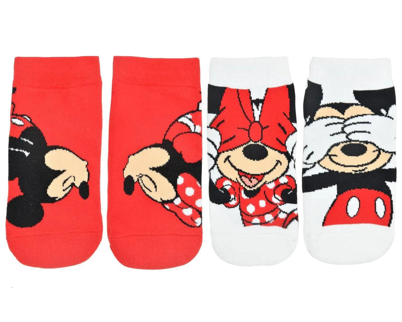 Disney Character Lowcut Socks - Mickey & Minnie For Women - ThePeppyStore