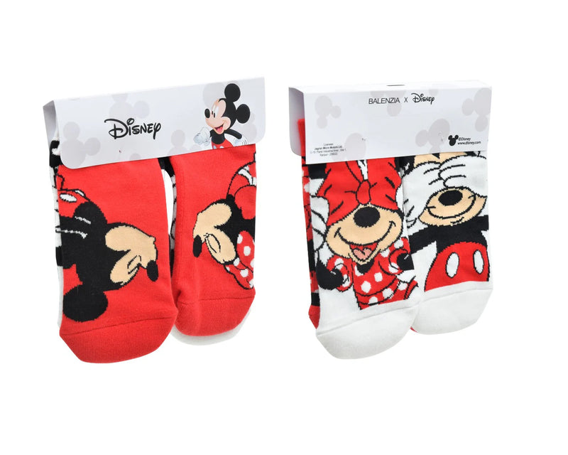 Disney Character Lowcut Socks - Mickey & Minnie For Women