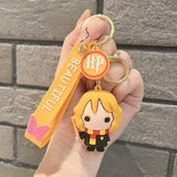 Harry Potter 3D Silicon Keychain With Bagcharm and Strap (Set of 5)