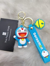 Doraemon Silicone Keychain + Strap + Bagcharm ( Choose from Dropdown) - ThePeppyStore