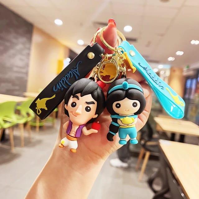 Cute Cartoon Silicon Keychain With Bagcharm (Select From Drop Down Menu) - ThePeppyStore