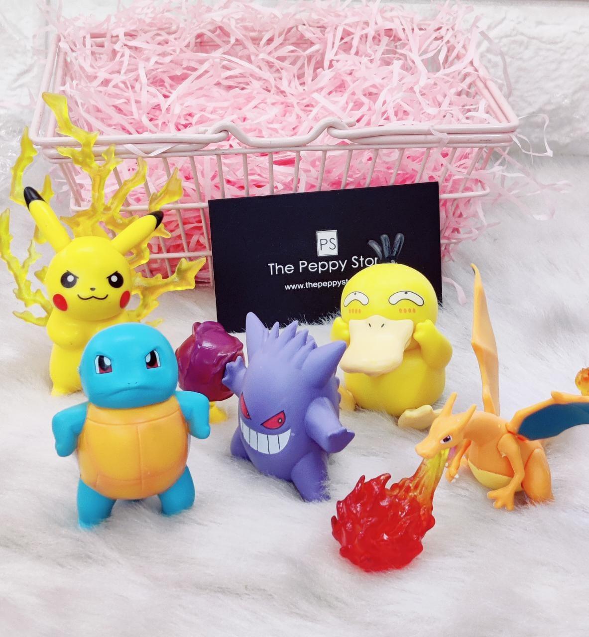 Pokemon Figures Set Of - 5 - ThePeppyStore