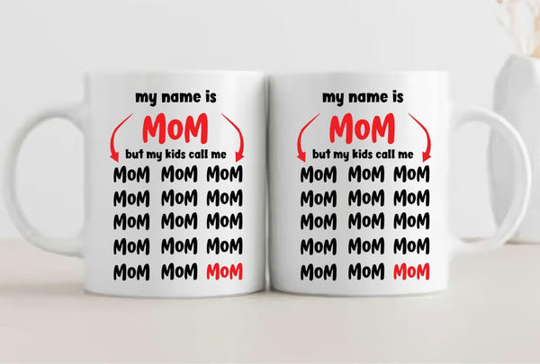 My Name Is Mom Mug - ThePeppyStore