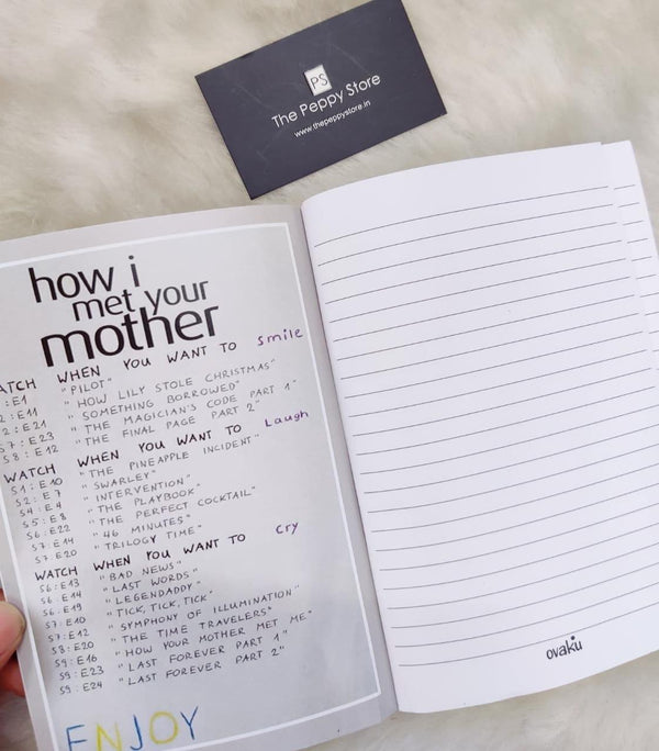 How I Met Your Mother Softcover Notebook - ThePeppyStore