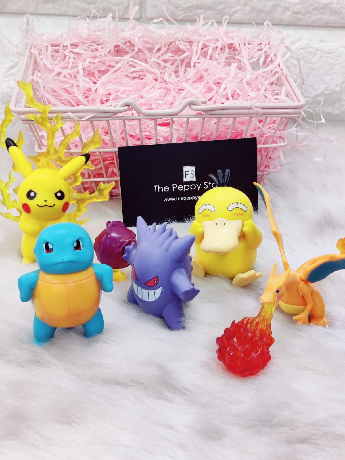 Pokemon Figures Set Of - 5 - ThePeppyStore