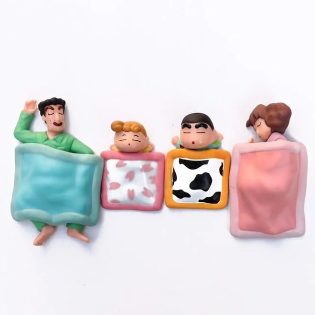 Shinchan Sleeping Figures (Set of 4) - ThePeppyStore