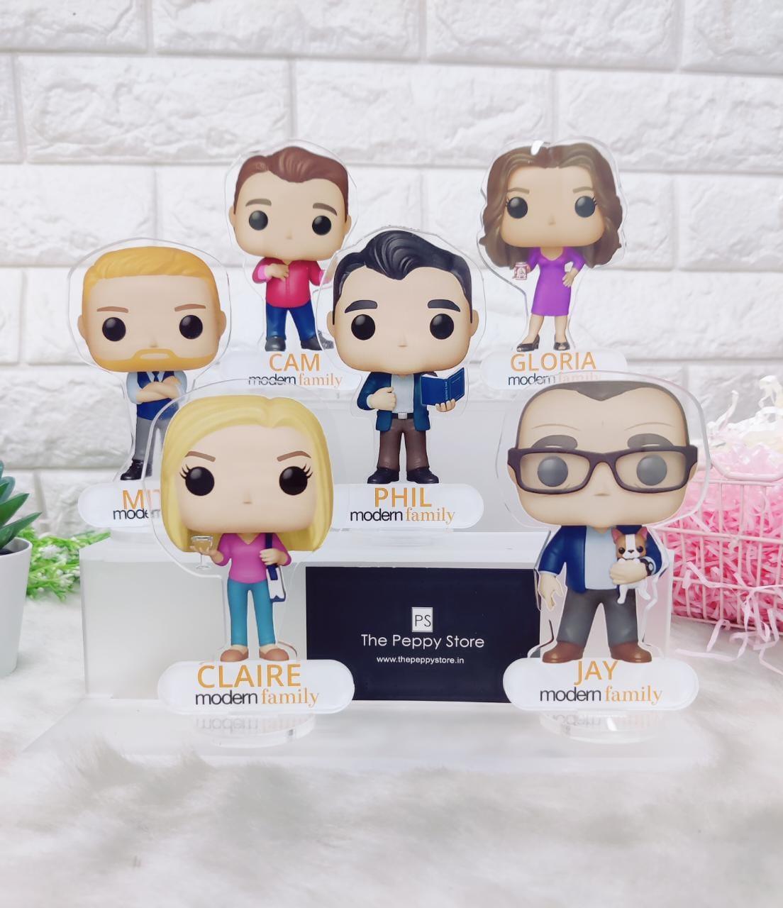 Modern Family Acrylic Figures (Select From Drop Down Menu) - ThePeppyStore