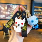 Game Of Thrones Silicon Keychain With Bagcharm And Strap (Select From Drop Down Menu) - ThePeppyStore