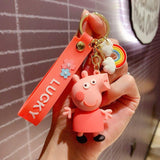 Peppa Pig Silicon Keychain With Bagcharm And Strap - ThePeppyStore