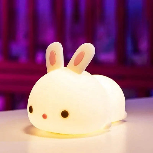 Cute Bunny Silicon 3D Lamp