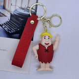 Flintstones Silicon Keychain With Bagcharm And Strap (Select From Drop Down) - ThePeppyStore