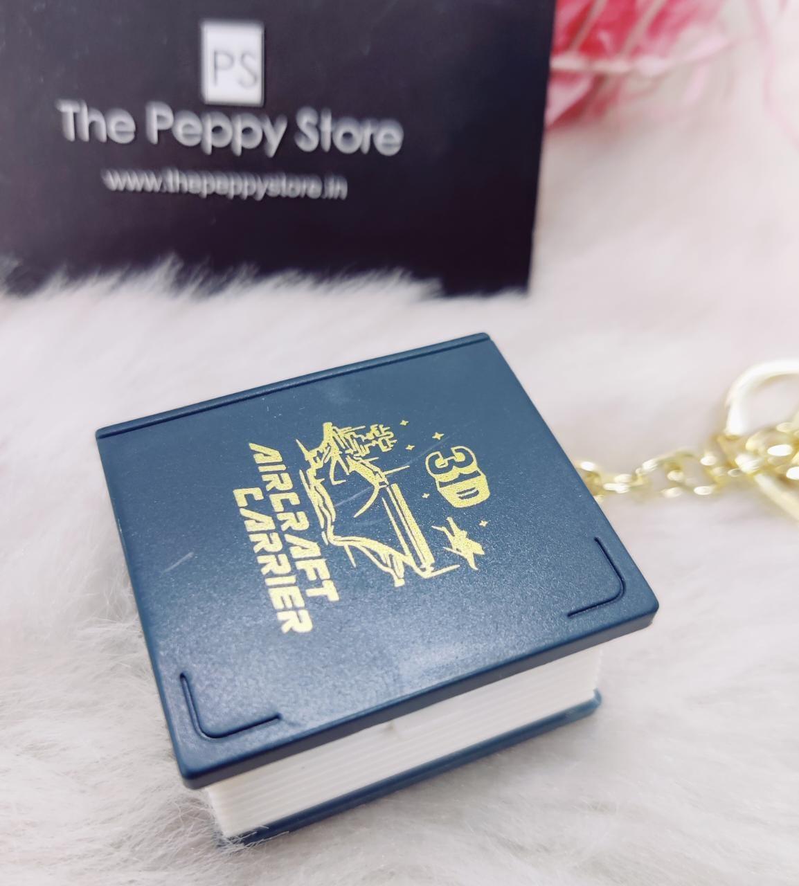 Quirky 3D Diary Themed-World Pop-up Keychain (Select From Drop Down) - ThePeppyStore