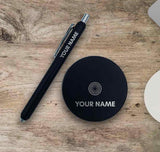 Personalized Magnetic Balancing Pen Set - Premium Black - Prepaid Orders Only (No Cod Allowed On Personalised Orders) - ThePeppyStore