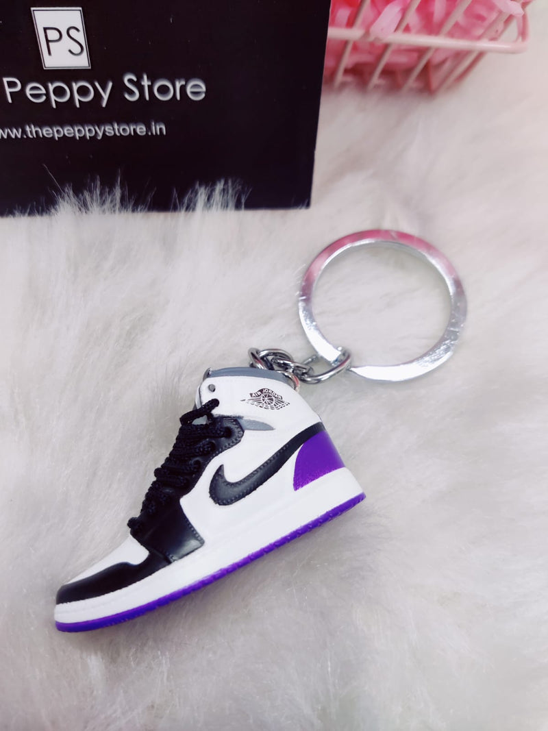 3D Sneaker Keychain - Purple