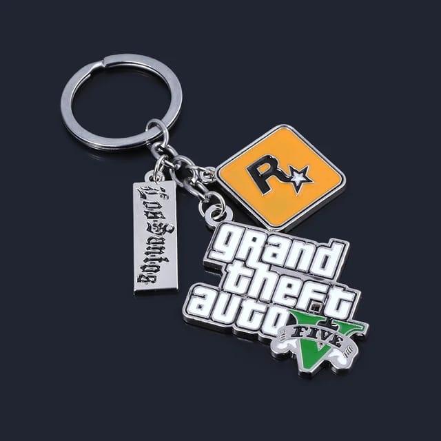 Grand Theft Auto GTA 5 Keychain