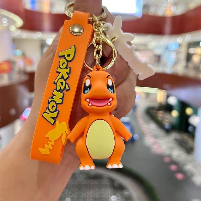 Pokemon Silicon Keychains with Bag Charm and Strap(Select from Dropdown Menu) - ThePeppyStore