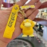Pokemon Silicon Keychains  with Bag Charm and Strap(Select from Dropdown Menu)